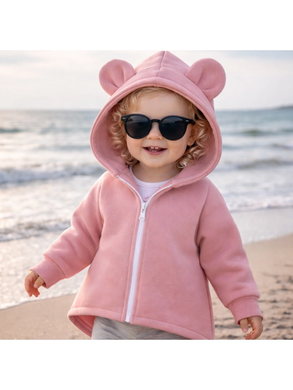 Bluza jak kurteczka - róż